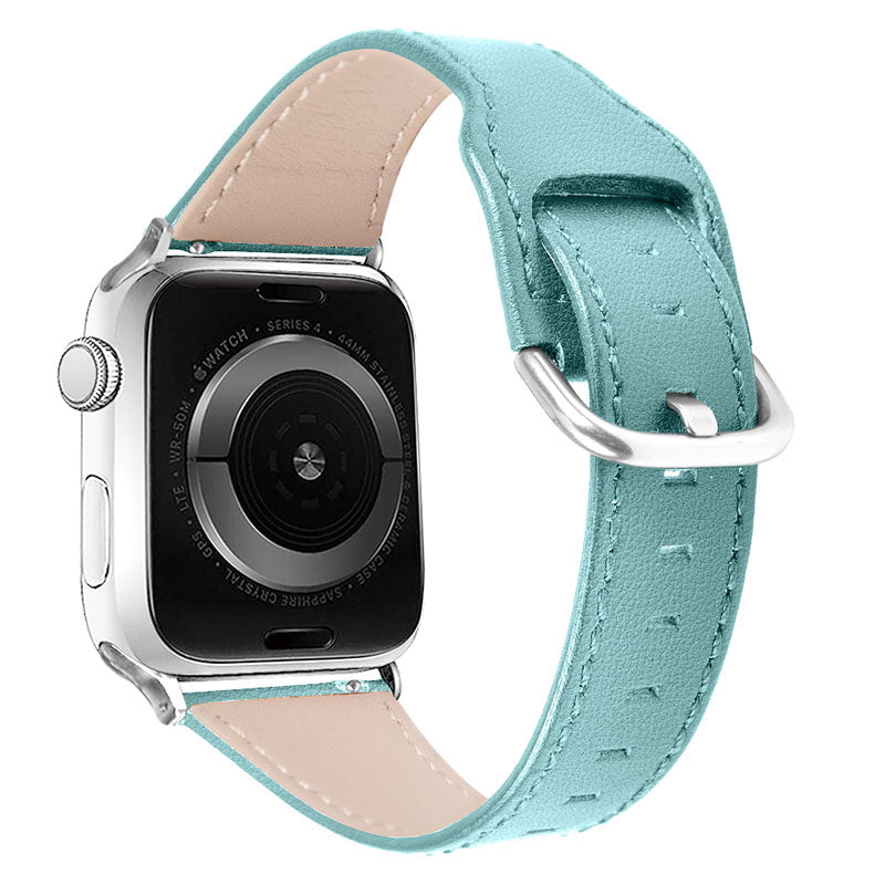 Durable Stylish Genuine Leather Watch Band Quick Release Strap Replacement for Apple Watch Ultra 2 49mm Series 9 45mm SE (2023) 44mm Ultra 49mm Series 8 45mm 7 45mm SE 44mm SE (2022) 44mm Series 6 5 4 44mm Series 1 2 3 42mm Durable Stylish Genuine Leather Watch Band Quick Release Strap Replacement for Apple Watch Ultra 2 49mm Series 9 45mm SE (2023) 44mm Ultra 49mm Series 8 45mm 7 45mm SE 44mm SE (2022) 44mm Series 6 5 4 44mm Series 1 2 3 42mm